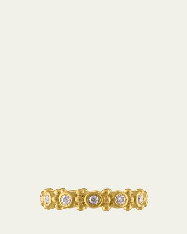 Diamond Bulla Aeon Band Ring
